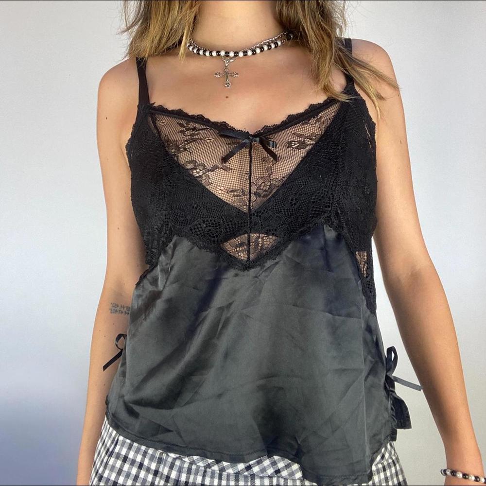 Vintage Y2k Black Cami